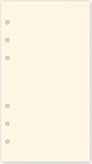 Realsystem 95 x 170mm Sima gyűrűs naptár kiegészítő - Krém