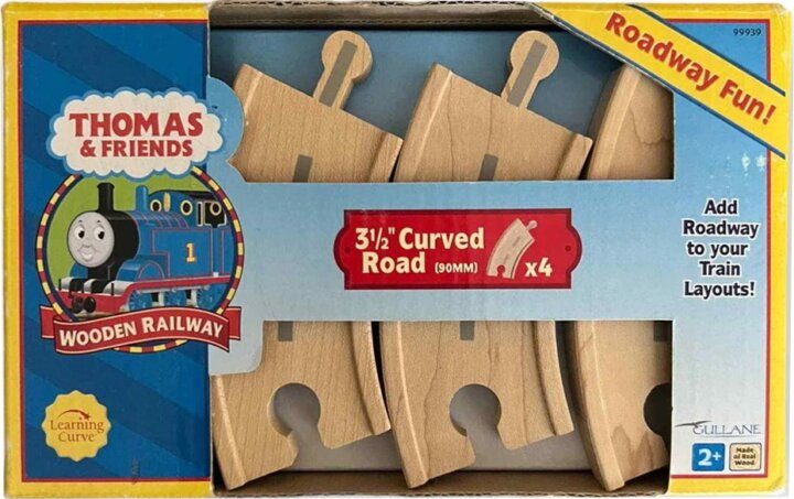 Fisher Price Thomas és barátai: Fa vonatpálya kanyar szett