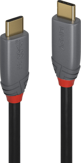 Lindy 36901 USB-C apa - USB-C apa 3.2 Gen 2x2 Adat és töltőkábel - Fekete (1m) Lindy 36901 USB-C apa - USB-C apa 3.2 Gen 2x2 Adat és töltőkábel - Fekete (1m)