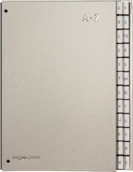 Pagna A4 nyitott előrendező - Ezüst