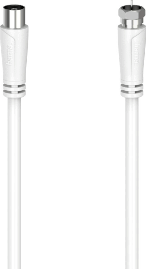 Hama 205061 Type-F - Koax antenna kábel 1.5m - Fehér