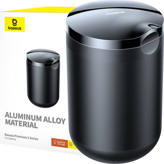Baseus Premium 2 Autós hamutartó - Fekete Baseus Premium 2 Autós hamutartó - Fekete