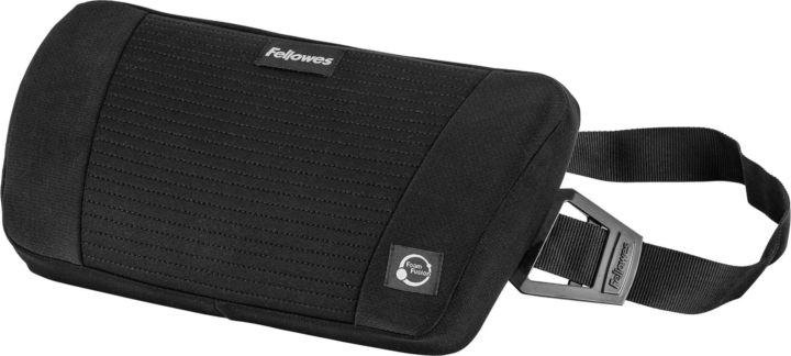 Fellowes PlushTouch Deréktámasz - Fekete