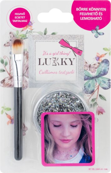 Lukky: Csillámos testzselé - Ezüst Lukky: Csillámos testzselé - Ezüst