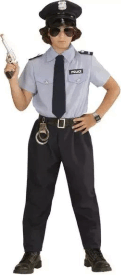 Widmann : Rendőr jelmez - 128cm Widmann : Rendőr jelmez - 128cm
