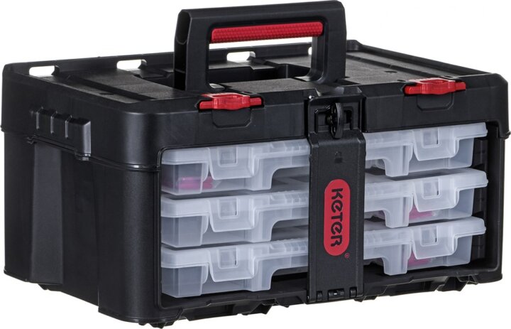 Keter 253380 Stack'N'Roll Szerszámos láda Keter 253380 Stack'N'Roll Szerszámos láda