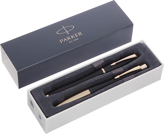 Parker Urban GT Kék tintás Töltőtoll és Golyóstoll 2 darabos készlet 1mm - Fekete Parker Urban GT Kék tintás Töltőtoll és Golyóstoll 2 darabos készlet 1mm - Fekete