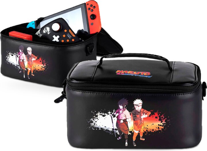 Konix Naruto Nintendo Switch All In Utazótáska - Fekete