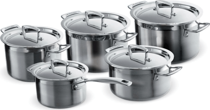 Le Creuset Magnetik 5 darabos edénykészlet - Rozsdamentes acél