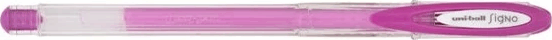Uni UM-120AC Kupakos zselés rollerirón - 0.7mm / Rózsaszín