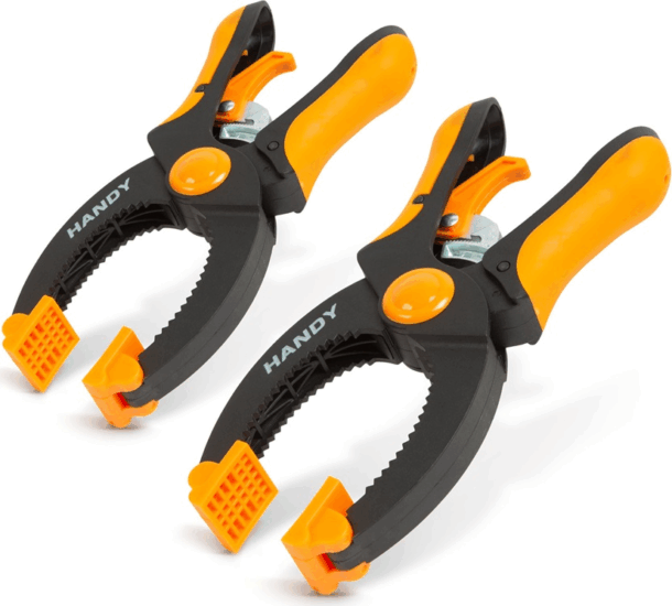 Handy 10272A Szorító csipesz készlet - 170x57mm (2db / csomag) Handy 10272A Szorító csipesz készlet - 170x57mm (2db / csomag)