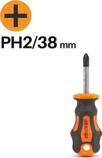 Handy 10525 PH2 Csavarhúzó - 38mm Handy 10525 PH2 Csavarhúzó - 38mm