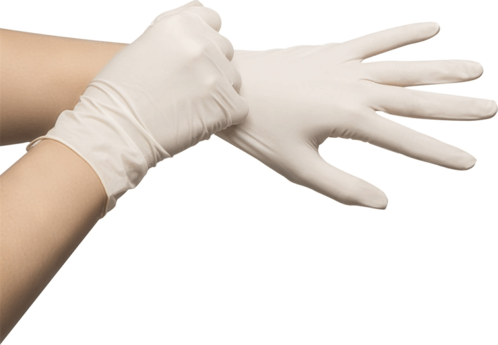 Handy 11120L Latex kesztyű L-es (10db / csomag)