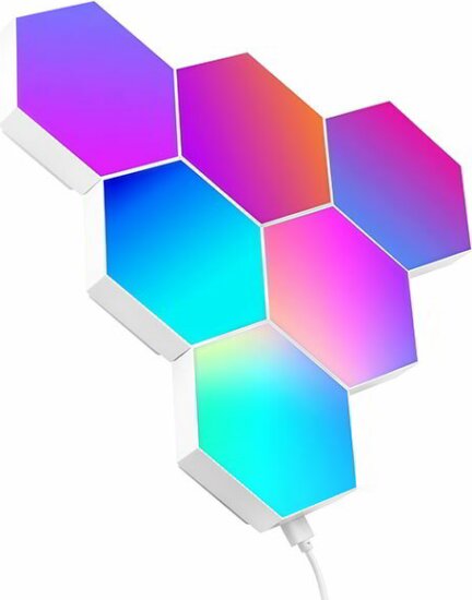 Tracer RGB Ambience Smart Hexagon Fali LED Dekorációs Fénypanel (6db/csomag)