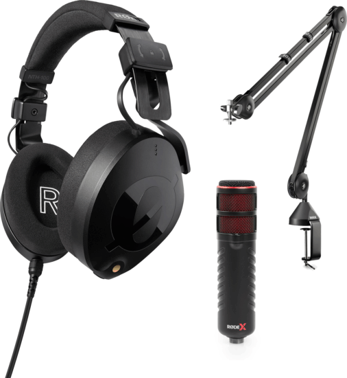 Rode XCM-100 Vezetékes Fejhallgató + Mikrofon készlet - Fekete Rode XCM-100 Vezetékes Fejhallgató + Mikrofon készlet - Fekete