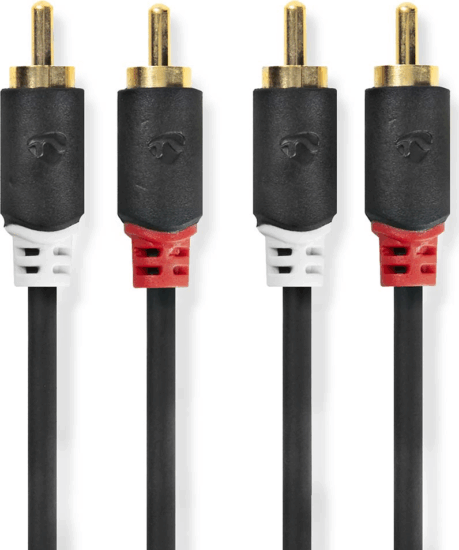 Nedis CABW24200AT05 2x RCA apa - 2x RCA apa Kábel (0.50m)