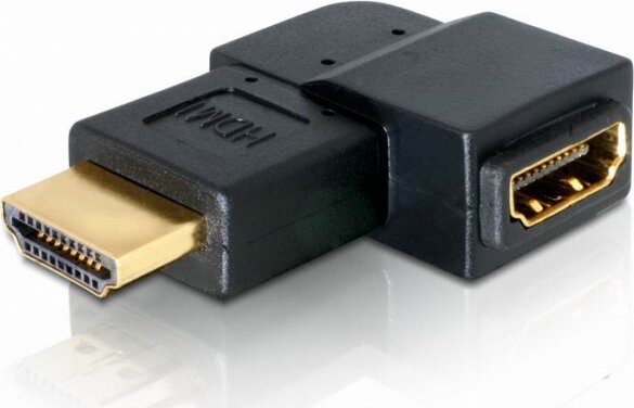 DeLOCK HDMI apa > HDMI anya 90° balra hajlított adapter