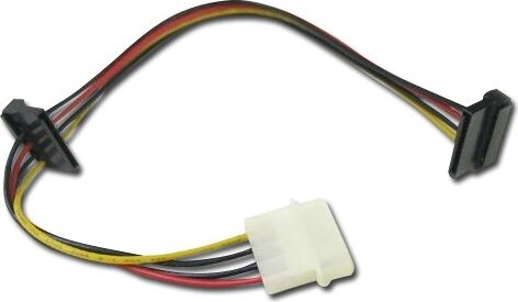Power Extention Cable KOLINK (Molex (Female) - 2xSerial ATA 15-pin (Male))