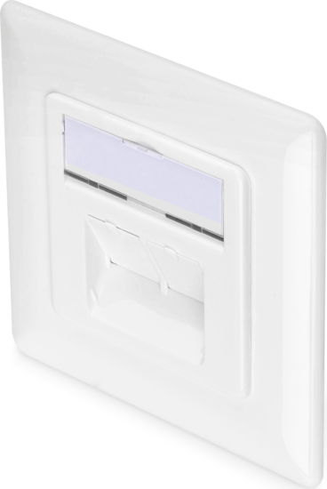 Digitus DN-9007-1 CAT6a 2x RJ45 Fali csatlakozóajzat Digitus DN-9007-1 CAT6a 2x RJ45 Fali csatlakozóajzat