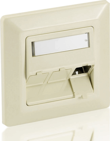 Equip 760304 45° 3x Keystone modul fali aljzat - Gyöngyfehér