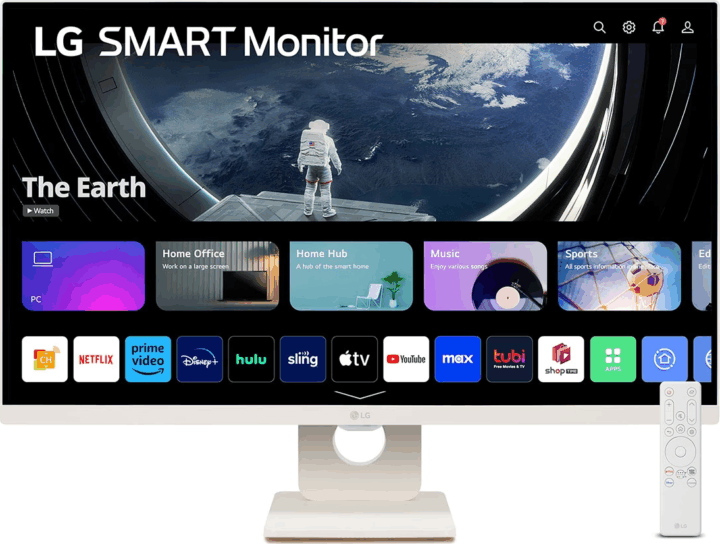 LG 27" 27SR50F-W Smart Monitor