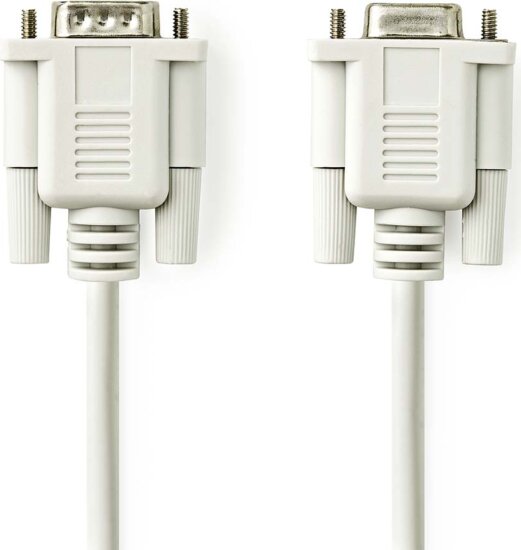Nedis CCGL52010IV20 D-SUB 9 pin - D-SUB 9 Kábel 2m - Fehér