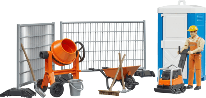 Bruder Bworld Építkezés munkással (1:16)