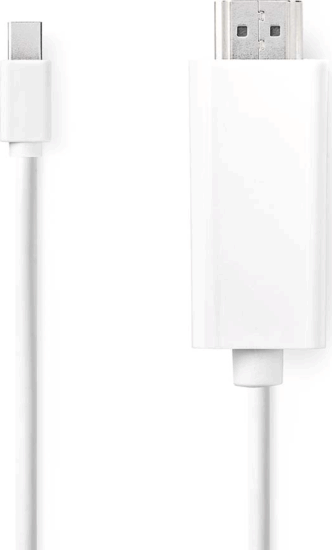 Nedis CCGL37600WT20 Mini DisplayPort 1.2 - HDMI Kábel 2m - Fehér