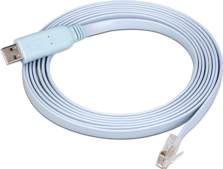 Lancom 61659 USB Type-A apa - RJ45 apa Átalakító kábel - Fehér