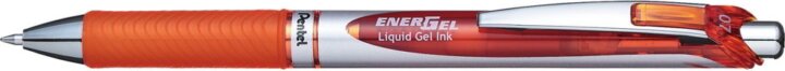 Pentel EnerGel Nyomógombos rollertoll - 0,35mm / Narancs