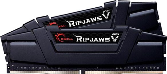 G.Skill 8GB /3200 RipjawsV Black DDR4 RAM KIT (2x4GB)