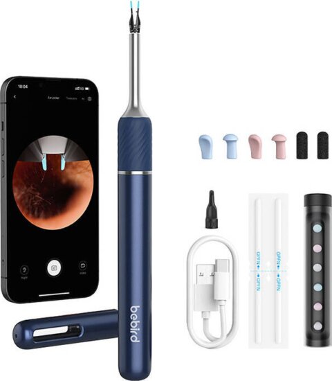 Bebird Smart Visual Note 5 Hallójárat Otoszkóp - Kék