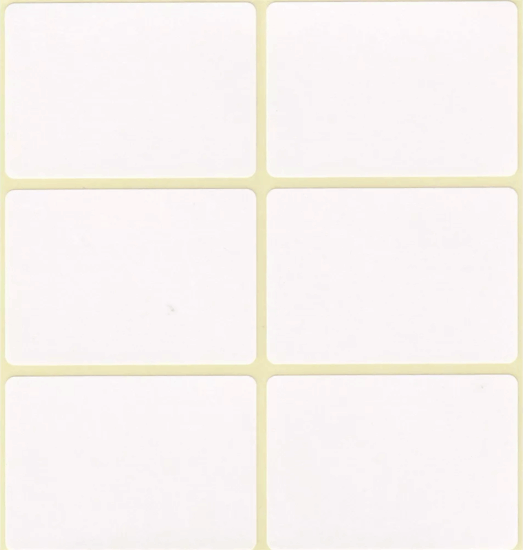 Etikett nyomtatóhoz 35x50 mm - Fehér (60 etikett / csomag)