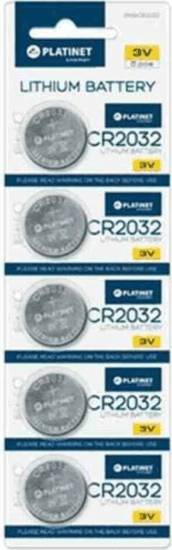 Platinet PMB CR2032 Lítium Gombelem (5db/csomag)