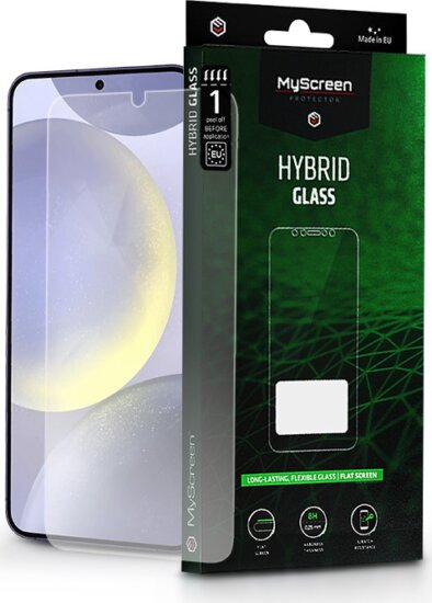 MyScrren Samsung Galaxy S24+ Rugalmas üveg kijelzővédő - Átlátszó