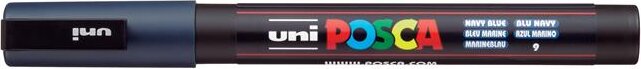 Uni Posca 0,9-1,3 mm Dekormarker - Tengerkék