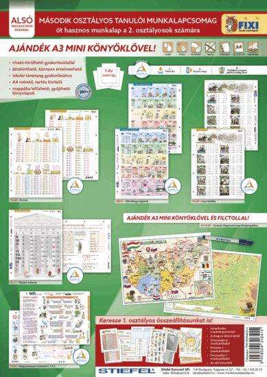 Stiefel Iskolaelőkészítő A3 Tanulói munkalap csomag (5db)