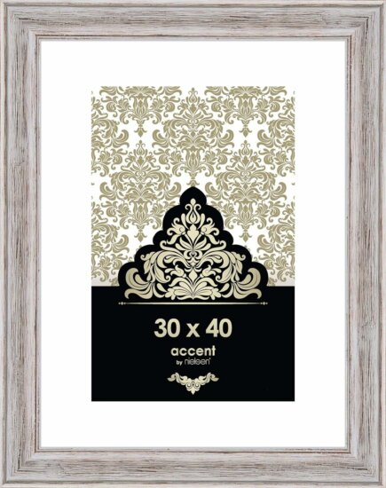Nielsen 3231001 Accent Vintage 34x44 Képkeret - Fehér
