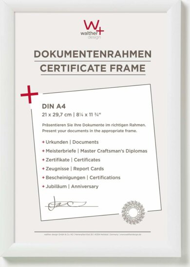 Walther KP130W Trendstyle 23,8x32,8 Képkeret - Fehér