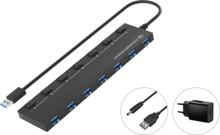 Conceptronic USB Hub (7 portos) Conceptronic USB Hub (7 portos)
