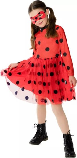 Rubies Miraculous Katicabogár tüllszoknyás ruha - 129-140 cm
