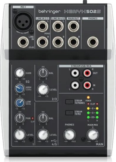 Behringer XENYX 502S Analóg Keverő