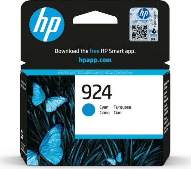 HP 924 Eredeti Tintapatron Cián