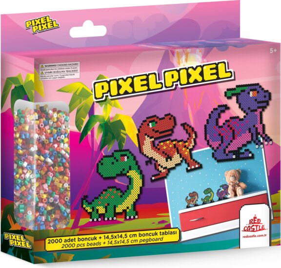 Red Castle Dinókaland vasalható gyöngy készlet