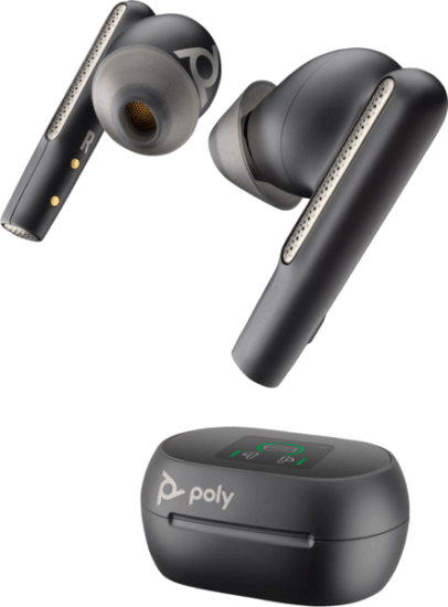 HP Poly Voyager Free 60+ UC Wireless/Vezetékes Headset - Szénfekete HP Poly Voyager Free 60+ UC Wireless/Vezetékes Headset - Szénfekete