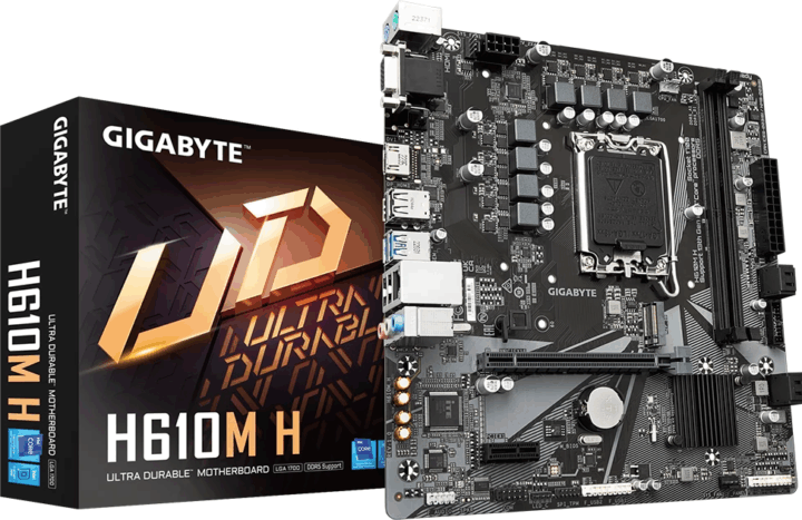 Gigabyte H610M H V3 DDR4 Alaplap Gigabyte H610M H V3 DDR4 Alaplap
