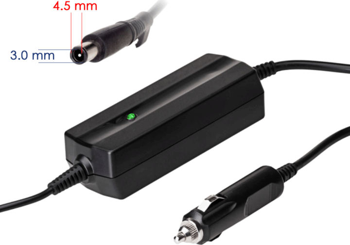 Akyga AK-ND-75 Dell Notebook autós töltő 45W (4.5x3.0)