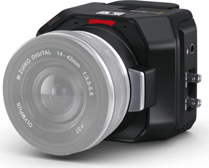 Blackmagic Design Micro Studio Camera 4K G2 Videokamera (Objektív és akkumulátor nélkül) - Fekete