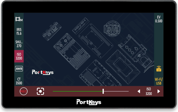 Portkeys 5.5" LH5P II Hordozható Érintőképernyős Monitor