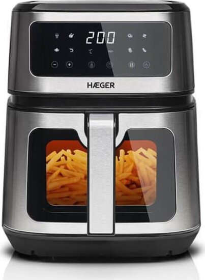 Haeger AF-D50.004A 5L Forrólevegős fritőz - Szürke